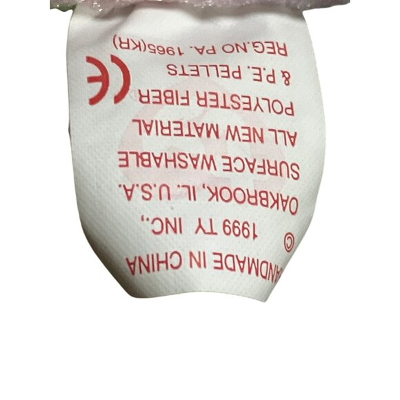 Ty Beanie Baby Neon Seahorse Plush Toy 1999 Pastel Collectible Stuffed Animal - Picture 8 of 12